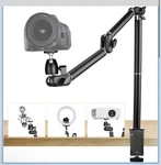 Desk Camera Mount Stand Heavy Duty Articulated Arm Articulating Table .... Fixed Price $51.99.
