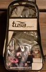 Tusa Visio Tri-ex Adult Travel Snorkel Set Black Series. Fixed Price $44.10.