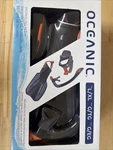 Oceanic Adult Snorkeling Set (fins, Mask, Snorkel, Storage Bag) - Size L/xl. Fixed Price $30.00.
