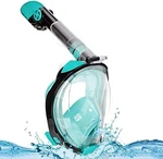 Iclique Ocean Line Full Face Snorkel Mask Flat - Diving Set 180 Panoramic View. Fixed Price $16.99.