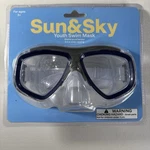 Sun&sky Youth Swim Mask Shatterproof Lenses Extra-wide Viewing Blue New Sealed. Fixed Price $14.99.