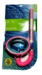 Speedo Kid's Soft Snorkel Mask Set Retro Wide View Pink Pull Apart Tube. Fixed Price $14.97.