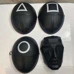 Squid Games Lot Of 4 Guard Masks Worker Square Triangle Circle Front Man Set New. Fixed Price $55.25.