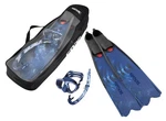 Seac Tris Motus Set - Camo Long Freediving Soft Powerful Fins, One Mask. Fixed Price $220.80.