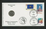 Us Fdc 50 State Quarter Series 1999 Pennsylvania Pa Phila Joram Pnc Covers #1634. Fixed Price $14.99.