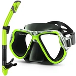 Greatever Dry Snorkel Set Panoramic Wide View Anti-fog Scuba Diving Mask. Fixed Price $58.30.