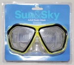 Shatterproof Extra-wide View Adult Swim Mask Yellow Underwater Pool Gear. Fixed Price $9.99.