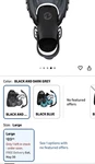 U.s. Divers Avila 2.0 Paradise Snorkel Set Mask Fins Black Dark Grey Large. Fixed Price $45.00.