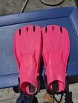 Scubapro Go Sport Pink Water Fins Kids Ladies Diving Equipment. Fixed Price $125.00.