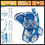 Pro Dry Snorkeling Set With Mini Bonete Mask & - Perfect For Diving Adve. Fixed Price $91.99.