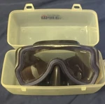 Mares Lirica Tech Black Scuba/snorkeling Mask With Storage Case, One Size. Fixed Price $35.00.