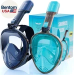 Full Face Mask, Snorkeling Gear For Adults With Latest Dry Top Breathing. Fixed Price $82.00.