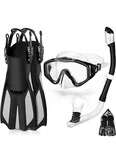 Set, Adults Snorkeling Packages With Dry Top Diving Mask, Adj.... Fixed Price $39.00.