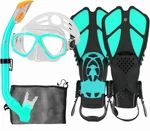 Kids Fins Set Snorkeling Packages, With Diving Mask, Snorkel, Adjus. Fixed Price $71.99.
