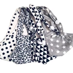 4 Pack Kids Face Masks With Att Lanyard, Dots, Stars, Cheetah, Triangle Designs. Fixed Price $5.00.