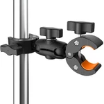 Koqeiey Super Double Camera Mount Chair Clamp, Black. Fixed Price $35.16.