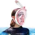 Best Full Face Mask, 180PANORAMIC View Double Floating Ball Snorkeling. Fixed Price $37.52.