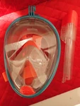 Ranersports 180 Full Face Snorkel Mask For Gopro Large Viewing Size Adult L/xl. Fixed Price $18.00.