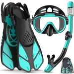 Ubekezele Snorkeling Gear For Adults WOMEN,4 1 Small-medium, Green. Fixed Price $53.18.
