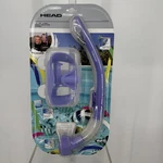 Head Calypso Dry Adult Snorkel Mask Combo Silicone Top New Purple. Fixed Price $39.99.