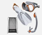 Open Box Oceanic Ecom Adult Snorkeling Set L/xl Shoe Sz 9-13 Women 10-14. Fixed Price $29.99.