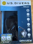 U.s. Divers Dryview Adult Full Face Snorkel Mask Set, Size S/m. Fixed Price $30.00.