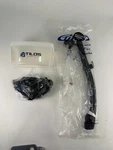 Tilos Frameless Flex Scuba Mask & Sleek Dry Snorkel Set - Black Used Once. Fixed Price $39.99.