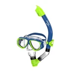 Speedo Junior Reefscout Mask & Snorkel Set Blue/green: Ages 6-14. Fixed Price $11.40.