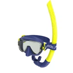 Speedo Adult Travel Mask And Snorkel Set - Navy/yellow: Polycarbonate & Silicone. Fixed Price $18.99.