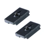 Harwerrel Quick Release Plate 1/4" Screw Compatible With Manfrotto Grey. Fixed Price $14.76.