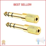Jomley 1/4" To 3.5MM Adapter, Female Inch Headphone Jack. Fixed Price $10.69.