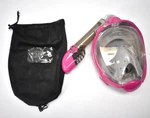 Full Face Snorkel Mask 180 Panoramic Foldable Anti Fog Tempered Glass Hot Pink. Fixed Price $11.69.