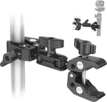 Double Super Clamp Camera Mount, Umbrella Holder Bracket With 360 Ballhead. Fixed Price $27.90.