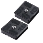 Regetek Aluminum PU-40 Quick Release Plate With 1/4" Screw, Universal Black. Fixed Price $11.94.