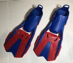 New Bodyglove Jr Xxl Snorkle Fins Adjustable (us)size 5-8 With Mesh Carry Bag. Fixed Price $24.00.