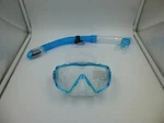 New Cressi Wide View Pano 3 Aqua Blue & Clear Scuba Dive Mask And Snorkel Set. Fixed Price $49.99.