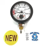 New Aqualung 5000 Psi Spg Pressure Gauge + Thermometer Scuba Dive (oceanic Swiv. Fixed Price $92.95.