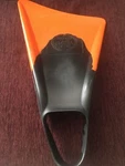 New Hydro Classic X Surf Swimfins Med/large Orange Black. Fixed Price $100.00.
