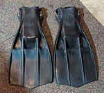 Pair Aqua-lung Divers Rocket Fin Adjustable Scuba Diving Snorkeling Swimming. Fixed Price $28.95.