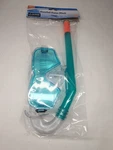 Adult Snorkel Mask Adjustable Head Strap Latex Free Turquoise Swimgear. Fixed Price $17.09.