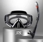 Professional Scuba Diving Silicone Mask Snorkel Set Anti-fog Tube Swim Equipment. Fixed Price $38.99.