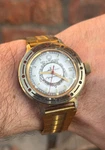 Vostok Komandirskie Admiral Diver Watch Military Gold Tone Vintage Ussr. Fixed Price $59.00.