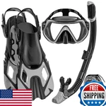 Snorkeling Gear For Adults, Mask Fin Set, Dry Top Snorkel, Ki. Fixed Price $75.08.