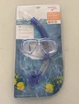 Speedo Dive Junior Reef Scout Mask + Snorkel Combo Ocean Blue Ages 6-14 New. Fixed Price $18.99.