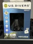 U.s. Divers Dryview Full Face Snorkeling Mask Black Adult S/m New. Fixed Price $25.00.