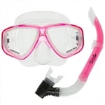 Oceanpro Coral Scuba Diving And Snorkeling Mask Set - Pink. Fixed Price $29.97.