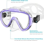 Zipoute Dry Top Snorkeling Gear For Adults Panoramic Anti-leak Purple. Fixed Price $31.13.