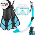 Mask Fin Set, Travel Size Snorkeling Gear For Adults 1 Pack. Fixed Price $69.43.