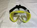 Scubapro Synergy Dive Mask - Clear/yellow Comfort Strap 24.839.500 Open Box. Fixed Price $135.00.