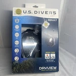 U.s. Divers Dryview Adult Full Face Snorkel Mask S/m W/ Pano Lens New Open Box. Fixed Price $15.00.